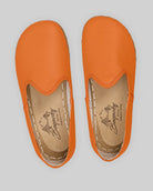 Side view Orange Barefoot Yemeni - Calf Leather Zero Drop | Bespoky