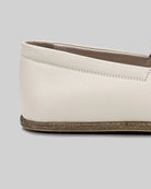 Top view Cream Barefoot Shoes - Handcrafted Calf Leather | Bespoky