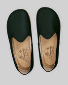 Side view Dark Green Barefoot Yemeni - Calf Leather Zero Drop | Bespoky