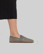 Pair Smoked Barefoot Shoes - Barefoot Wide Toe Calf Leather | Bespoky