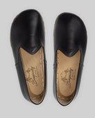 Side view Black Barefoot Yemeni - Calf Leather Zero Drop | Bespoky
