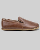 Close-up calf leather - Brown Barefoot Shoes Detail | Bespoky