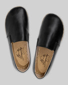 Side view Black Barefoot Shoes - Calf Leather Zero Drop | Bespoky