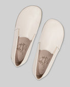 Detail Cream Barefoot Shoes - Handcrafted Calf Leather Turkey | Bespoky