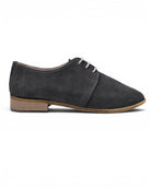 Side view Smoked Pointed Toe Oxford - Calf Leather Zero Drop | Bespoky