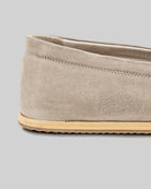 Detail Beige Nubuck Barefoot Shoes - Handcrafted Calf Leather Turkey | Bespoky