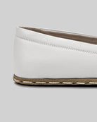Sole detail White Barefoot Shoes - Zero Drop Calf Leather | Bespoky