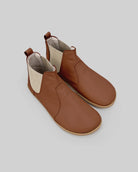 Men's Dark Brown Chelsea Boots - Handcrafted Calf Leather Wide Toe Box | Bespoky