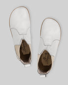 Close-up calf leather - White Chelsea Boots Detail | Bespoky
