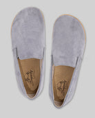 Side view Grey Barefoot Shoes - Calf Leather Zero Drop | Bespoky