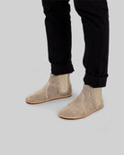 Detail Beige Chelsea Boots - Handcrafted Calf Leather Turkey | Bespoky