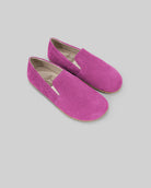 Men's Pink Nubuck Barefoot Shoes - Handcrafted Calf Leather Wide Toe Box | Bespoky