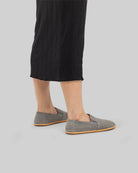 Pair Smoked Barefoot Shoes - Barefoot Wide Toe Calf Leather | Bespoky