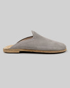 Side view Smoked Nubuck Slippers - Calf Leather Zero Drop | Bespoky