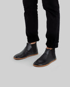 Detail Black Chelsea Boots - Handcrafted Calf Leather Turkey | Bespoky