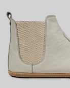 Back view Lucas Beige Chelsea Boots - Calf Leather Handcrafted | Bespoky