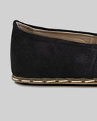 Top view Black Barefoot Yemeni - Handcrafted Calf Leather | Bespoky
