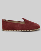 Pair Burgundy Barefoot Yemeni - Barefoot Wide Toe Calf Leather | Bespoky