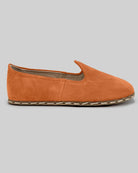 Pair Orange Barefoot Yemeni - Barefoot Wide Toe Calf Leather | Bespoky