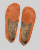 Side view Orange Barefoot Yemeni - Calf Leather Zero Drop | Bespoky