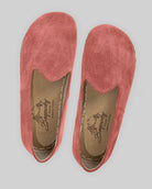 Side view Pink Suede Barefoot Yemeni - Calf Leather Zero Drop | Bespoky