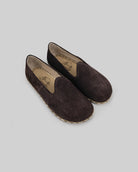 Women's Brown Barefoot Yemeni - Handcrafted Calf Leather Wide Toe Box | Bespoky