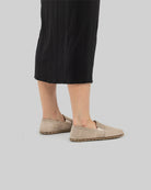 Detail Beige Barefoot Shoes - Handcrafted Calf Leather Turkey | Bespoky