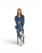 Close-up calf leather - White Pointed Toe Oxford Detail | Bespoky