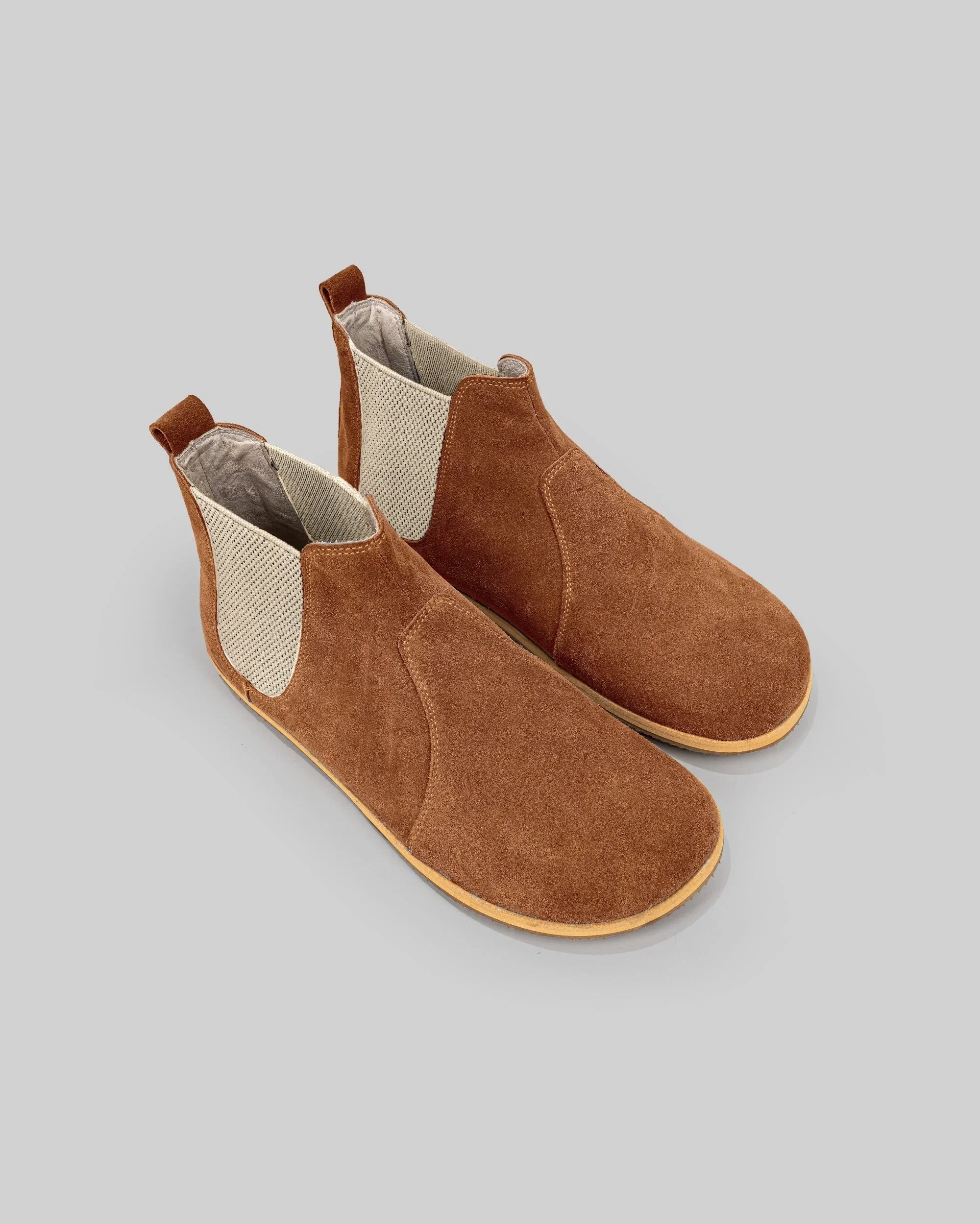 Women's Leather Chelsea Boots - Handcrafted Calf Leather Wide Toe Box | Bespoky
