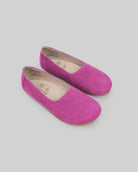 Women's Pink Ballet Flats - Handcrafted Calf Leather Wide Toe Box | Bespoky