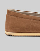 Detail Tan Barefoot Shoes - Handcrafted Calf Leather Turkey | Bespoky