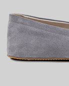 Side view Grey Barefoot Shoes - Calf Leather Zero Drop | Bespoky