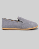 Close-up calf leather - Grey Barefoot Shoes Detail | Bespoky
