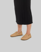 Back view Undyed Barefoot Shoes - Calf Leather Handcrafted | Bespoky