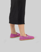 Pair Pink Barefoot Shoes - Barefoot Wide Toe Calf Leather | Bespoky