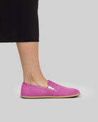 Back view Pink Barefoot Shoes - Calf Leather Handcrafted | Bespoky