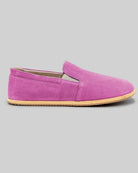 Top view Pink Nubuck Barefoot Shoes - Handcrafted Calf Leather | Bespoky