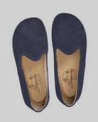 Side view Navy Barefoot Yemeni - Calf Leather Zero Drop | Bespoky