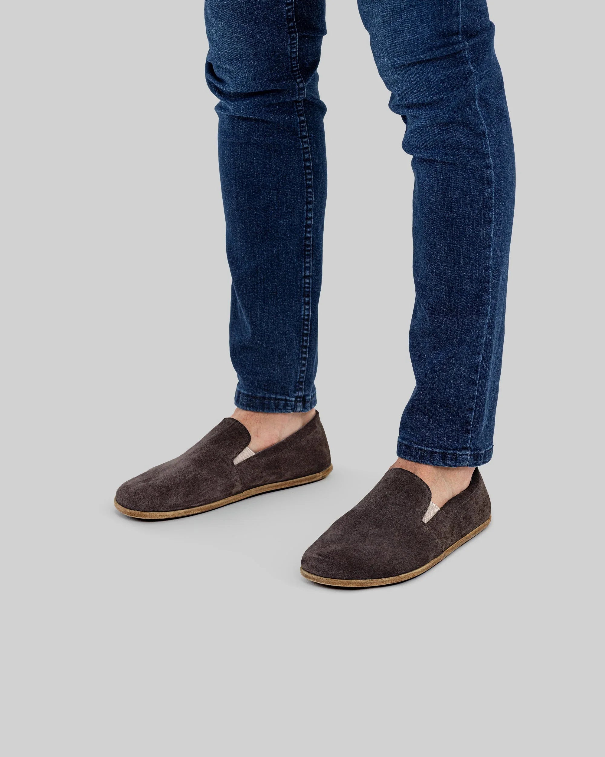Side view Brown Barefoot Shoes - Calf Leather Zero Drop | Bespoky