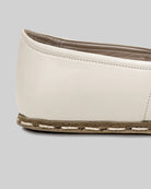 Detail Cream Barefoot Yemeni - Handcrafted Calf Leather Turkey | Bespoky