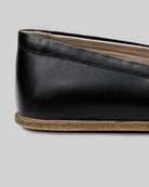 Top view Black Barefoot Shoes - Handcrafted Calf Leather | Bespoky