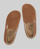 Side view Tan Barefoot Shoes - Calf Leather Zero Drop | Bespoky