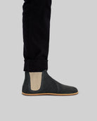 Pair Smoked Nubuck Chelsea Boots - Barefoot Wide Toe Calf Leather | Bespoky