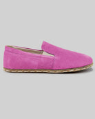 Side view Pink Nubuck Barefoot Shoes - Calf Leather Zero Drop | Bespoky