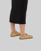 Close-up calf leather - Undyed Barefoot Shoes Detail | Bespoky