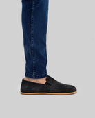 Detail Black Barefoot Shoes - Handcrafted Calf Leather Turkey | Bespoky