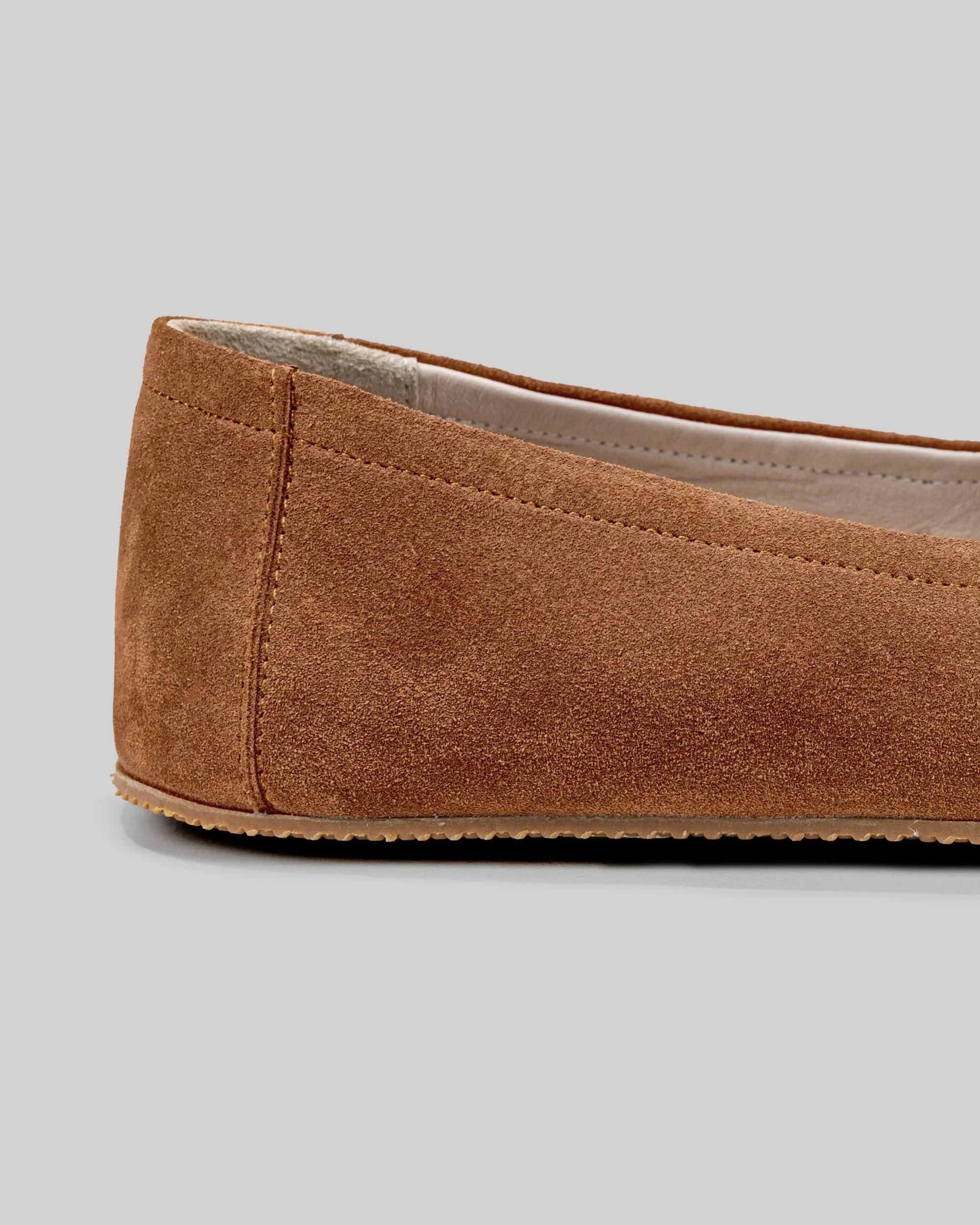 Top view Leather Ballet Flats - Handcrafted Calf Leather | Bespoky
