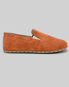 Side view Orange Barefoot Shoes - Calf Leather Zero Drop | Bespoky