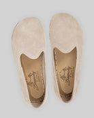 Side view Beige Barefoot Yemeni - Calf Leather Zero Drop | Bespoky