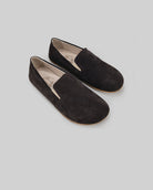 Women's Brown Barefoot Shoes - Handcrafted Calf Leather Wide Toe Box | Bespoky